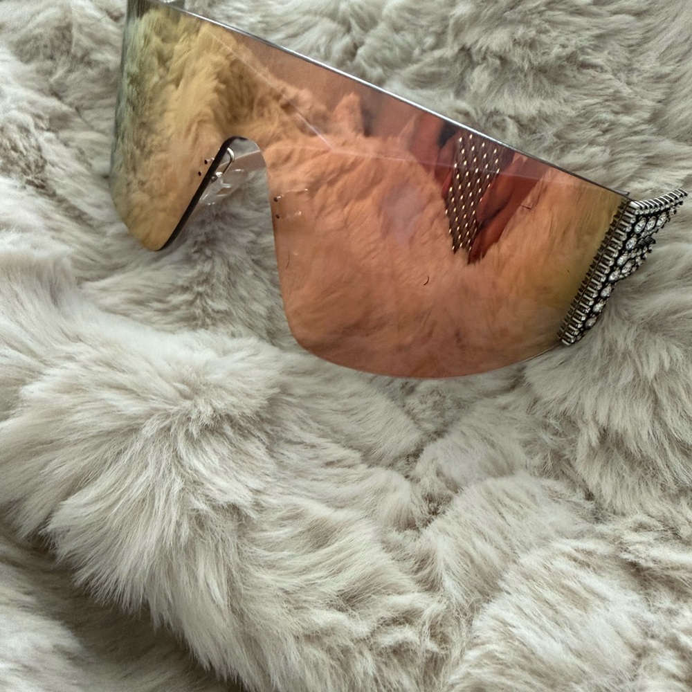 Fendi Crystal Shield Sunglasses, - Picture 2 of 5